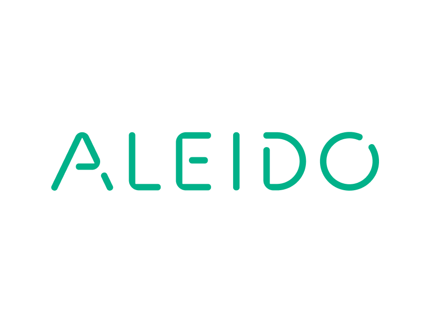 Aleido logotype in green