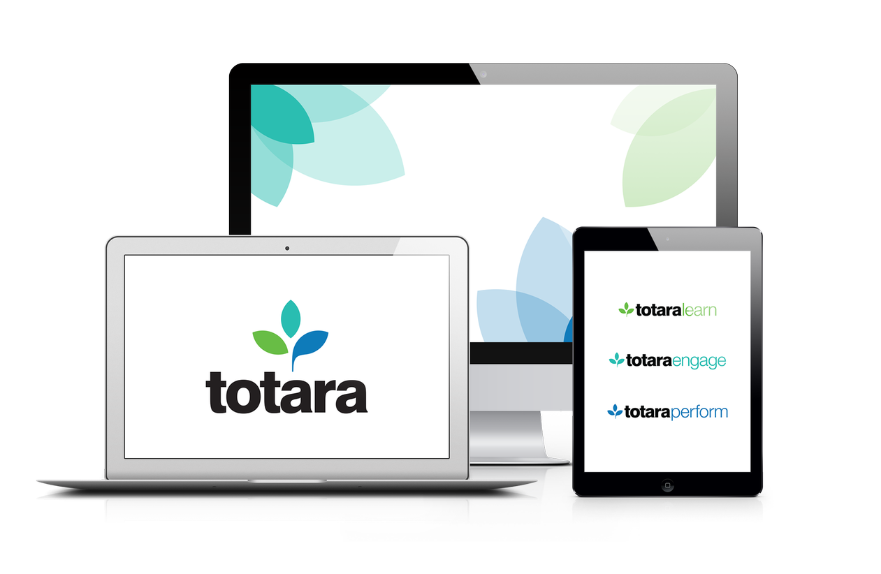 Illustration of laptop with Totara Talent Experience Platform